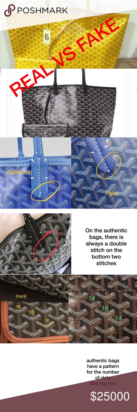 fake goyard vs real goyard|how to authenticate Goyard.